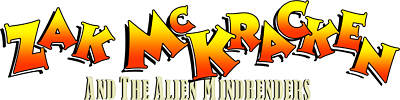 Zak McKracken and The Alien Mindbenders logo for Amiga